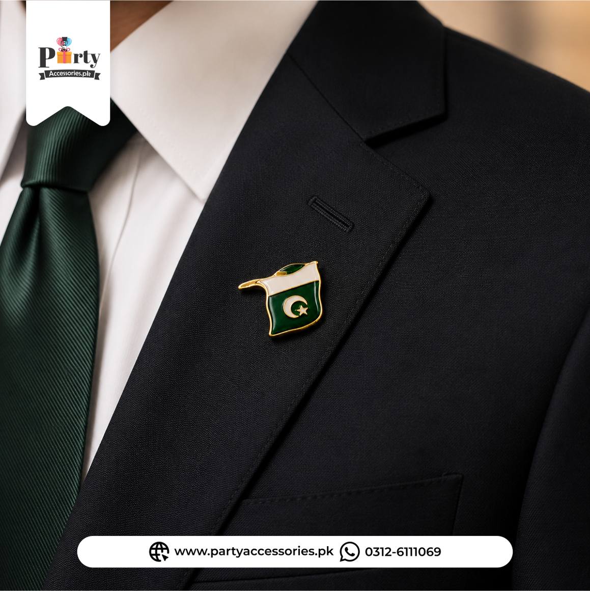 Pakistani flag badge