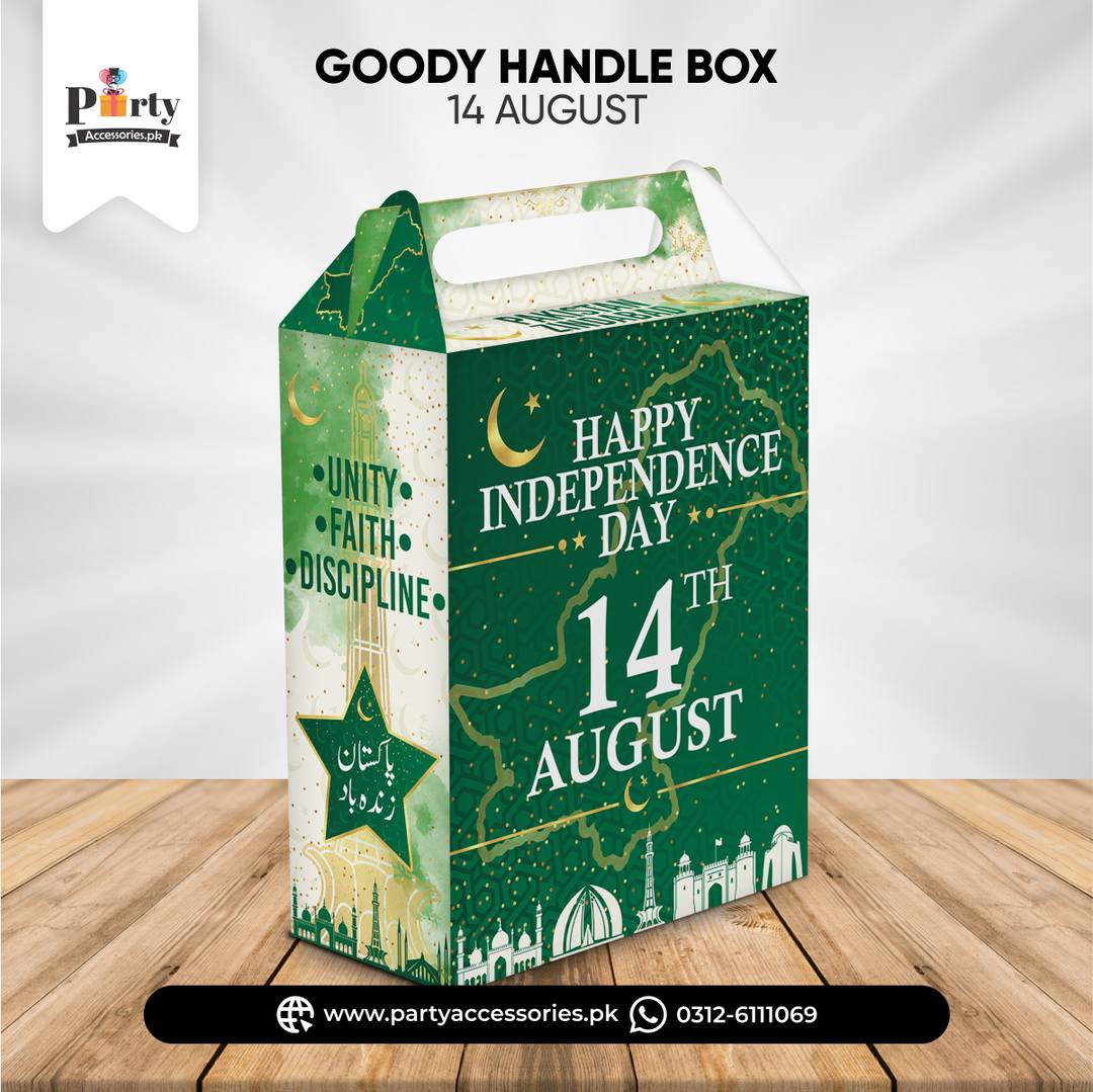 14 August Theme Goody / Favor Box