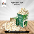 14 August theme Popcorn Boxes
