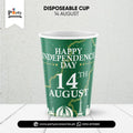 Customized Paper cups in 14 august theme
