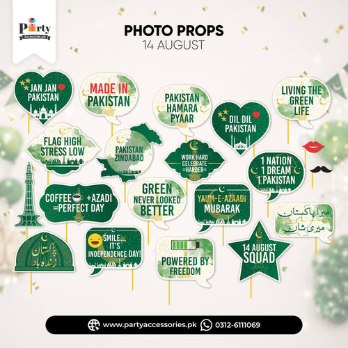 Customized props set for 14 August