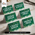 14 August Party Table Tent Cards for Menu – Custom Menu Display