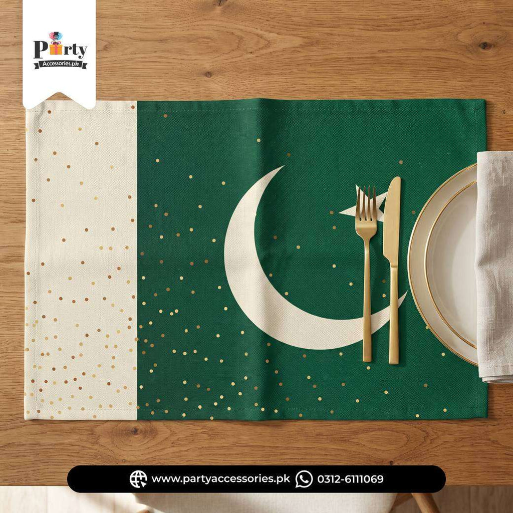 14 August Theme Party Table Mats