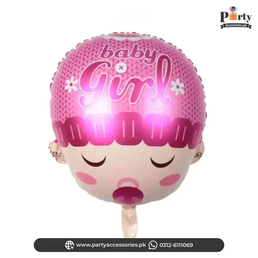 Baby Girl foil Balloon for welcome baby and baby shower etsy ideas