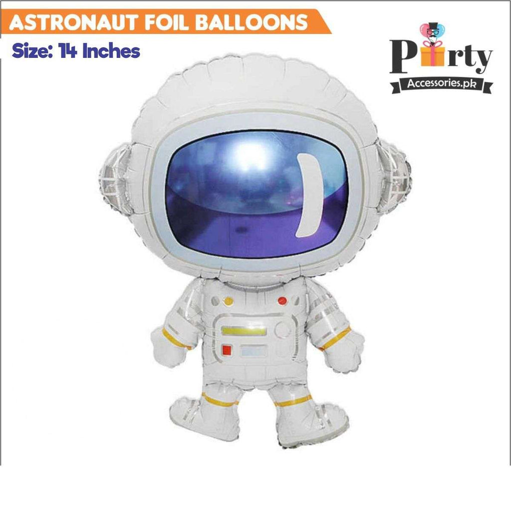 Outer Space Theme Exclusive Birthday Foil Balloon Astronaut Shape