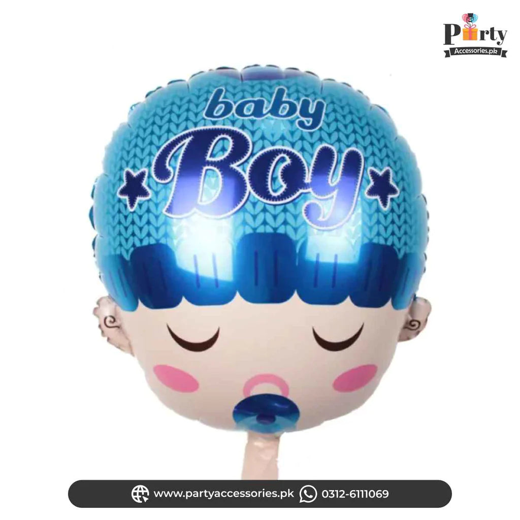 Baby Boy large foil Balloon for baby shower and welcome baby boy