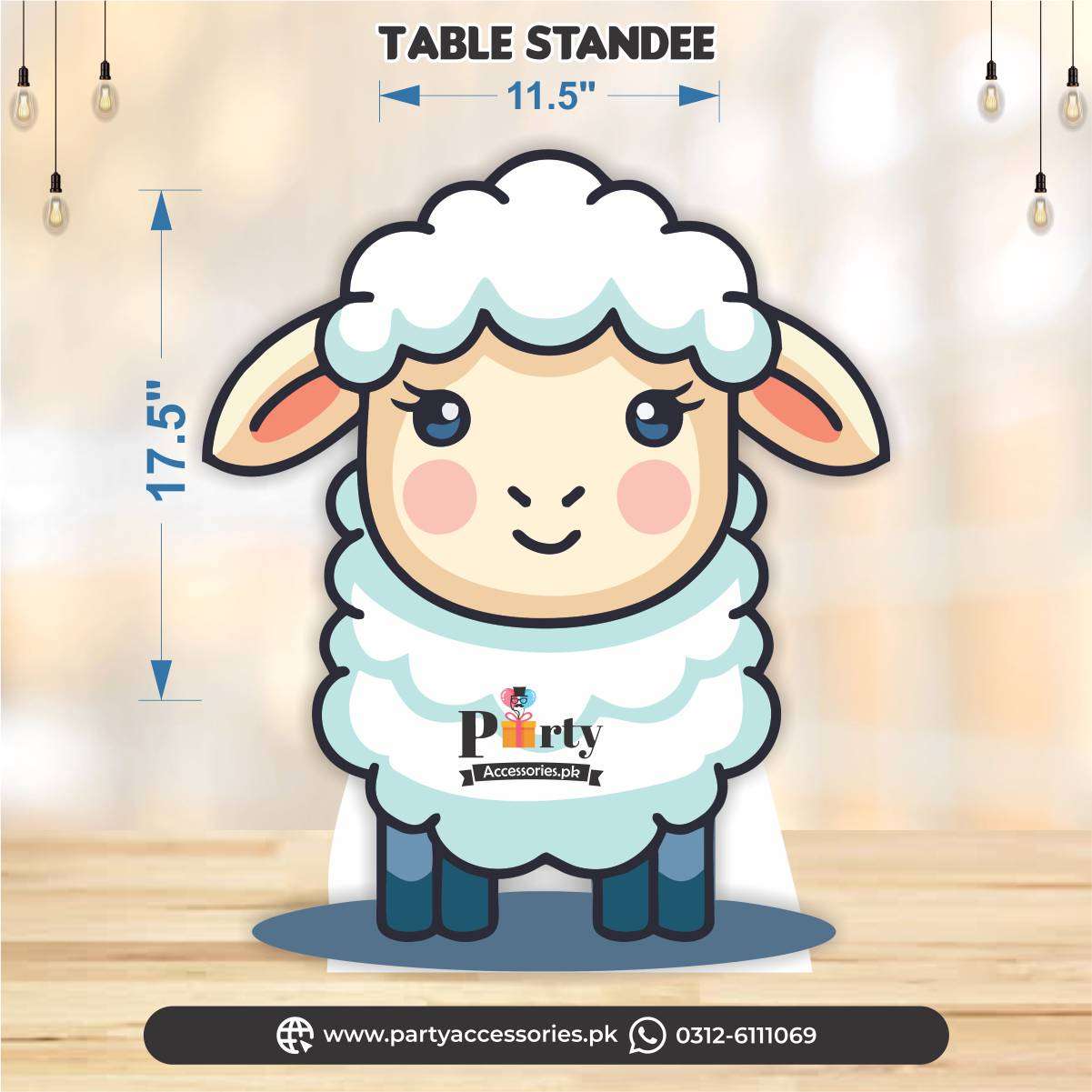 Eid Al Adha table decorations standing cutouts
