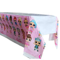 LOL doll theme table top sheet cover