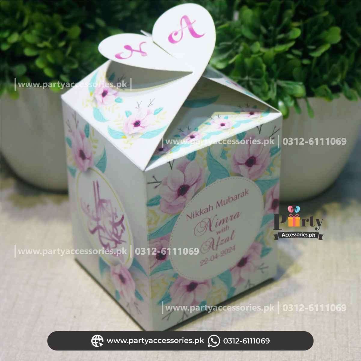 wedding favors bid boxes Pinterest 