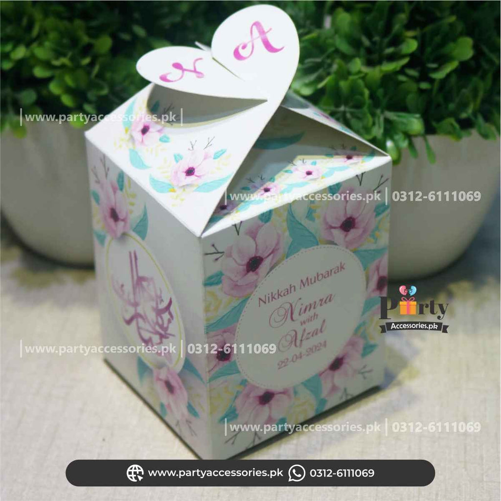 wedding favors bid boxes Pinterest 