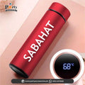 LED temperature display bottle