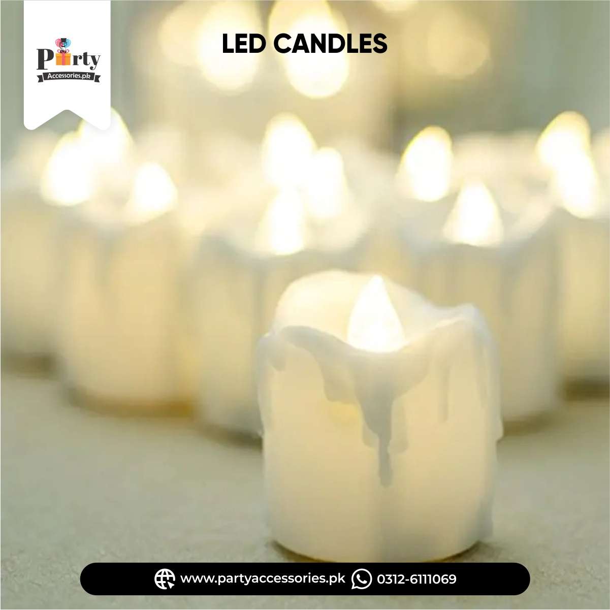 small decoration led candles 
