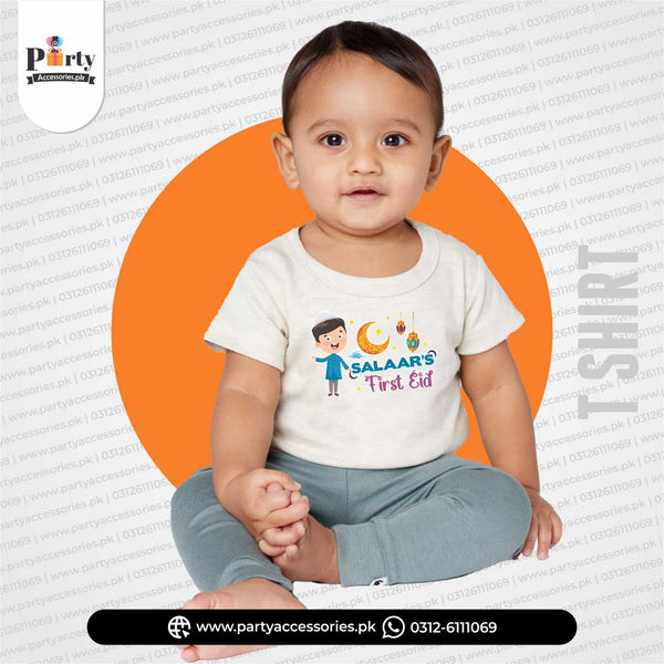 first eid baby t shirt customized 