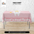 customized first tooth table sheet pink 