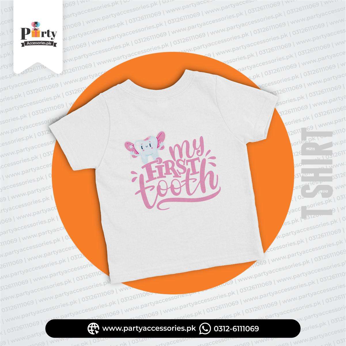 first tooth t shirt