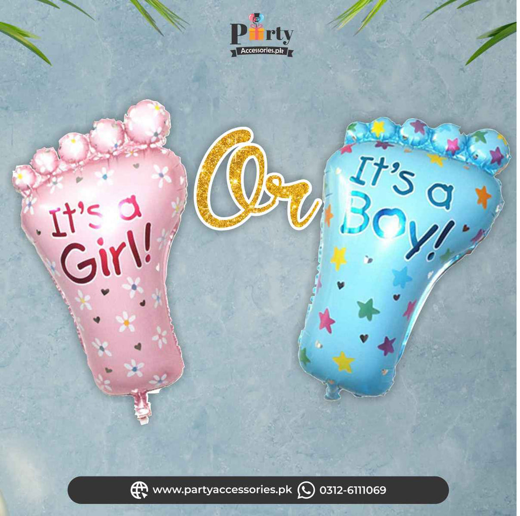 gender reveal decorations in pakistan