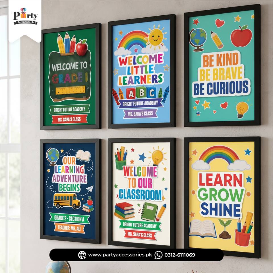 Back to School Wall Decoration Frames