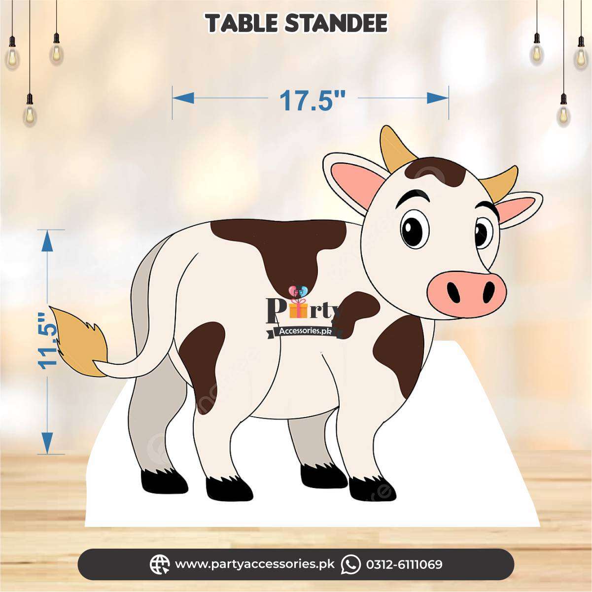 Eid Al Adha table decorations standing cutouts