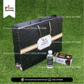 Umrah Tabaruk Distribution Bags for jae nimaz | Umrah Giveaway Packaging bags in Black for janamaz | Pack of 6 Boxes