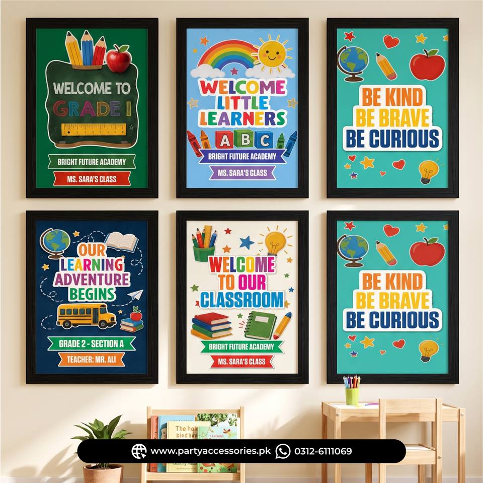 Back to School Wall Hanging Frames