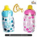its a girl or its a boy foil balloon set for gender reveal party decoration idea in pakistan