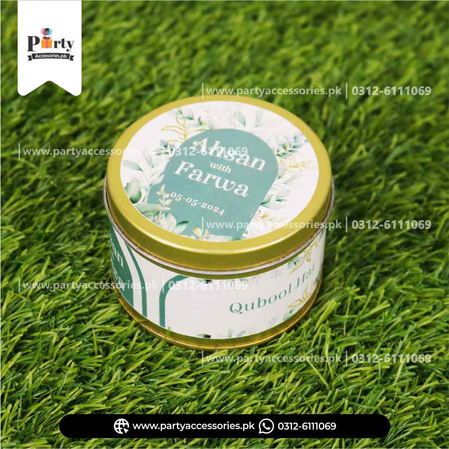 tin bidh boxes wedding favors
