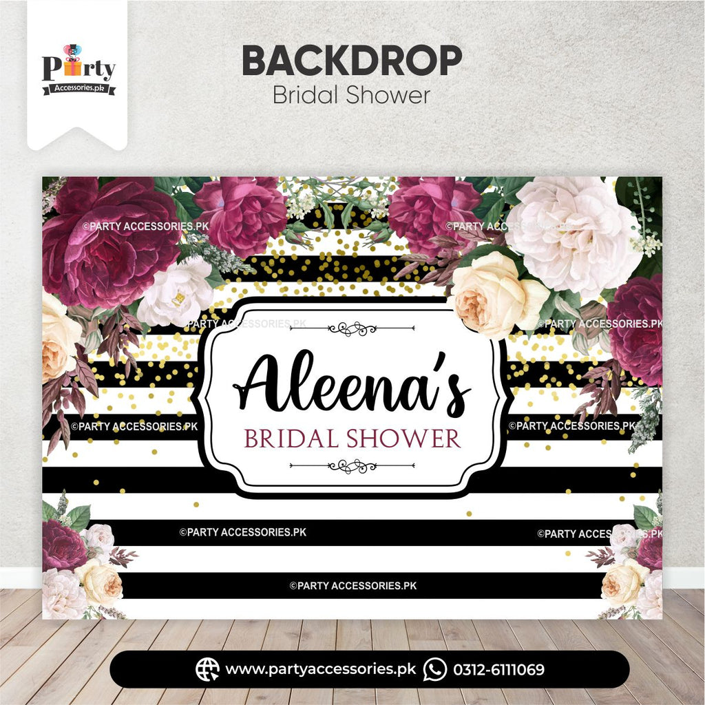 Bridal shower Backdrop penaflex AMAZON IDEAS
