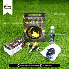 6 box - 6 date box - 6 bottles - 6 tasbeeh - 6 caps - 6 ittar