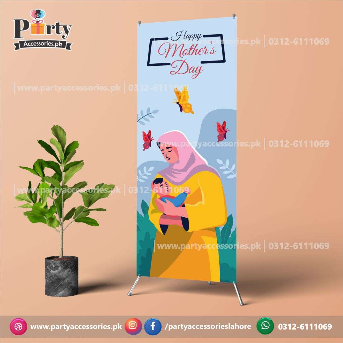 Happy Mother Day Welcome Standee for Decoration
