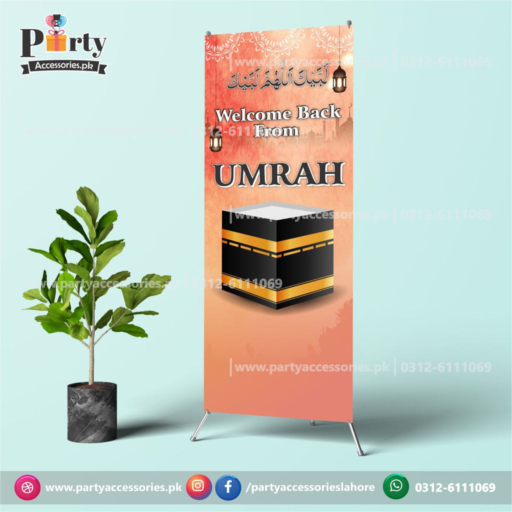 welcome back from umrah decoration ideas Pinterest standee