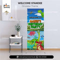 dinosaur theme customized welcome standee