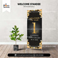 anniversary theme customized welcome standee