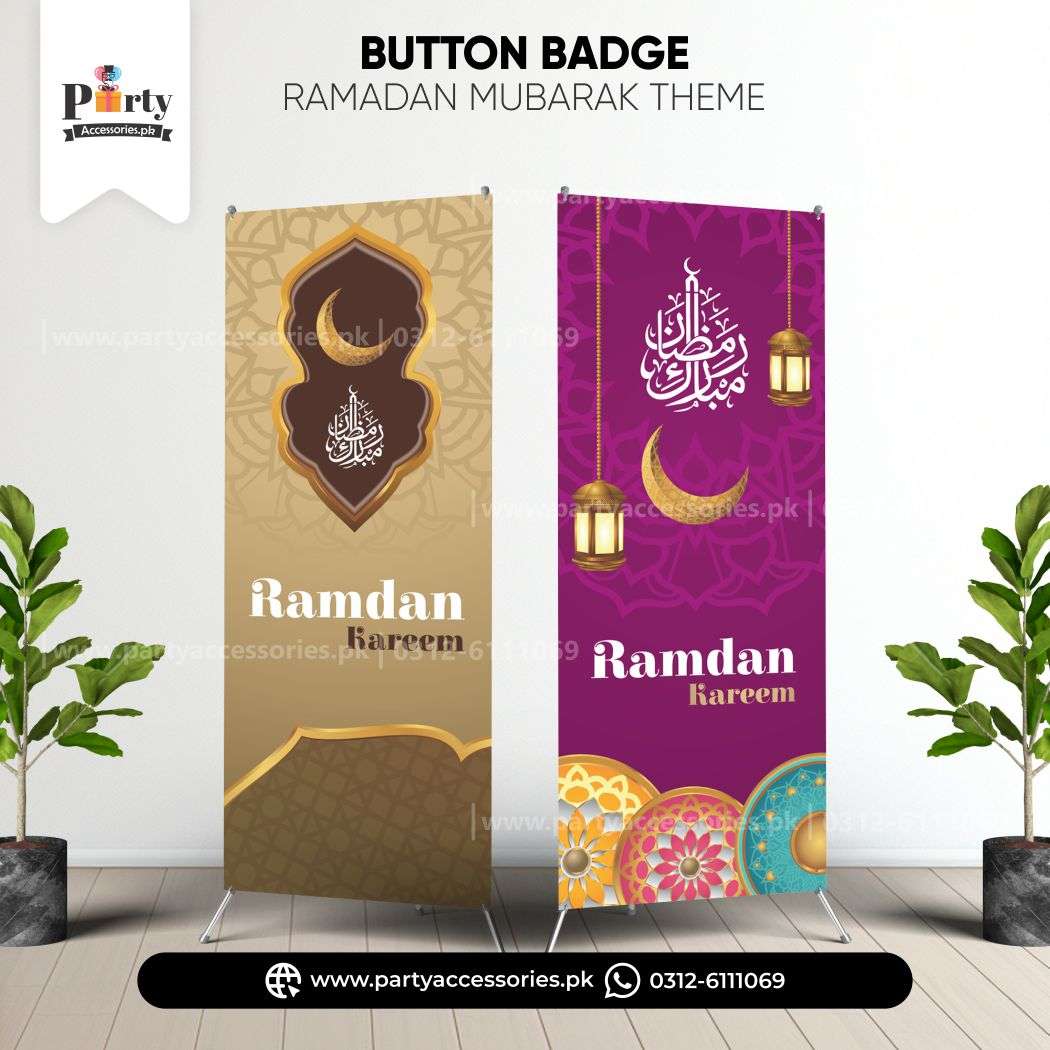 Welcome Standee for Ramadan Party Entrance Decoration 