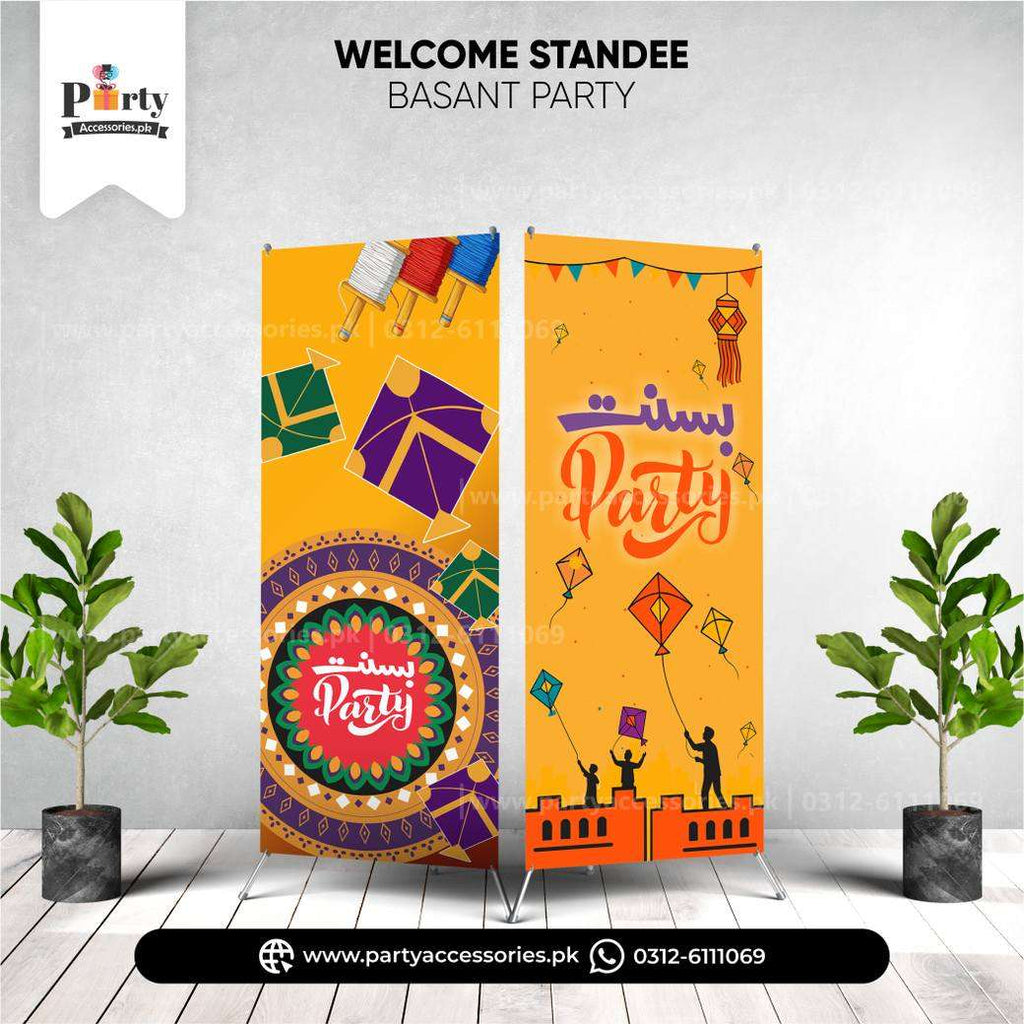 Basant Festival Customized Welcome Standee – Party Entrance Decor