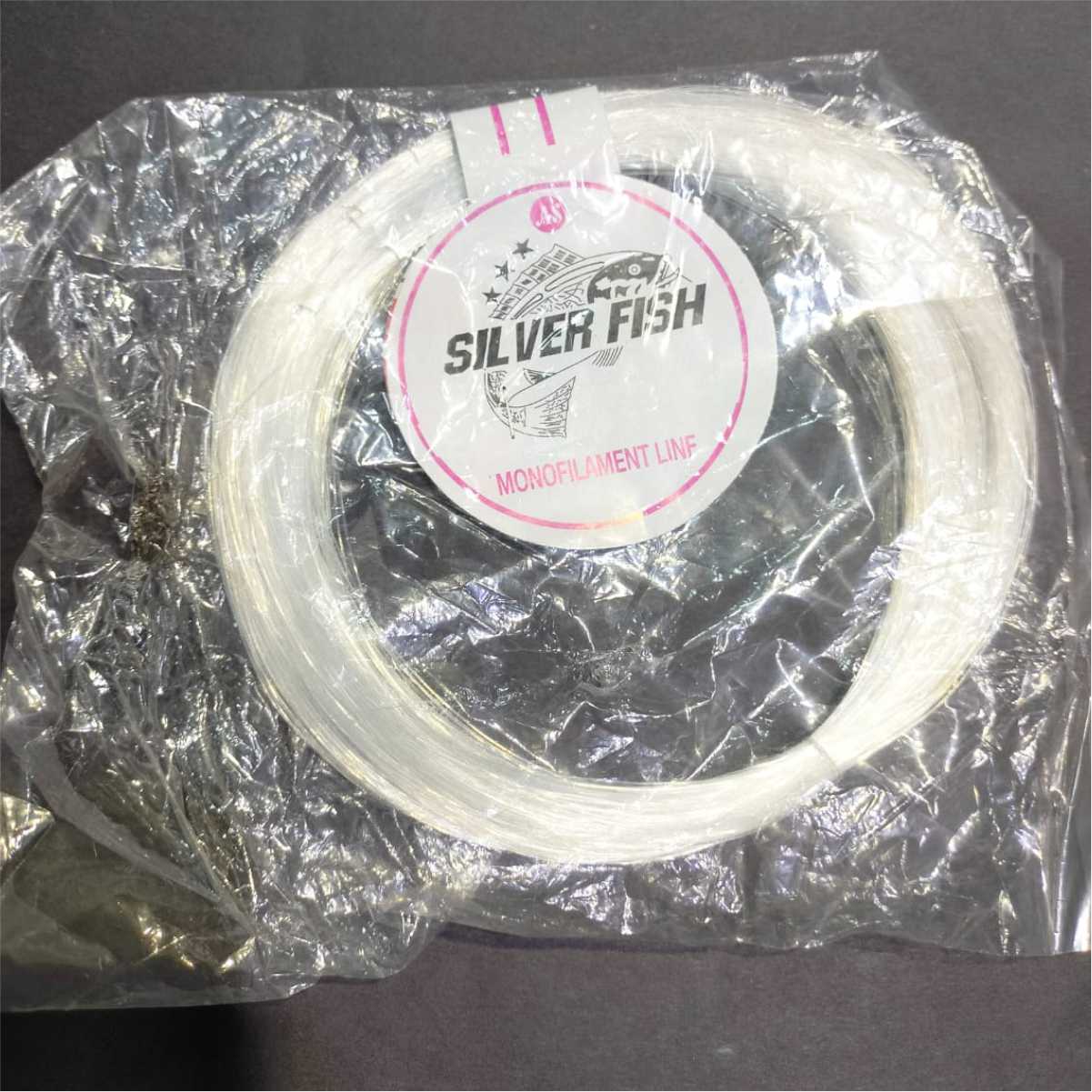 Fish wire silver fish | Super strong mono Filament White plastic fish wire (10 Yard)