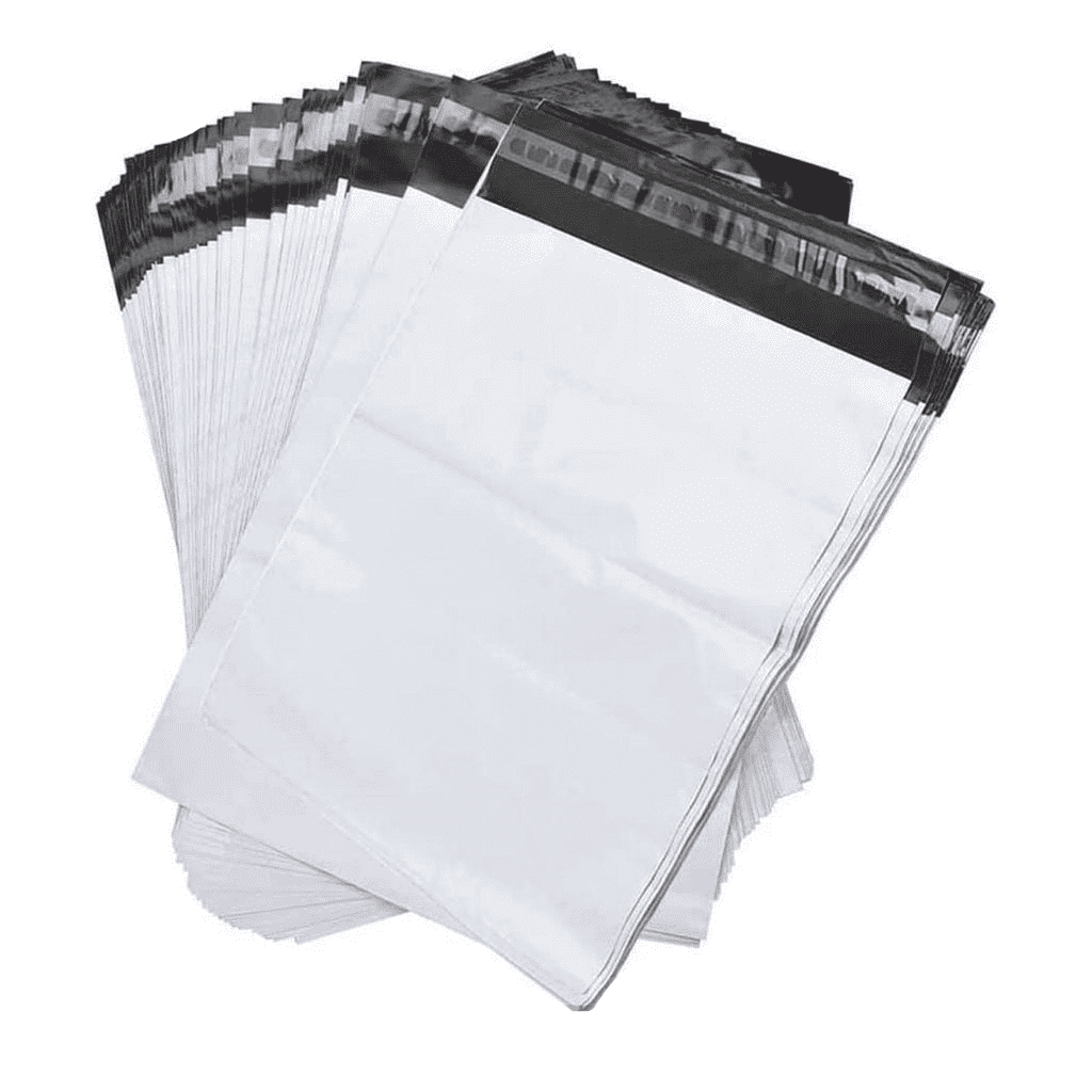 courier flyer bags plain blind white
