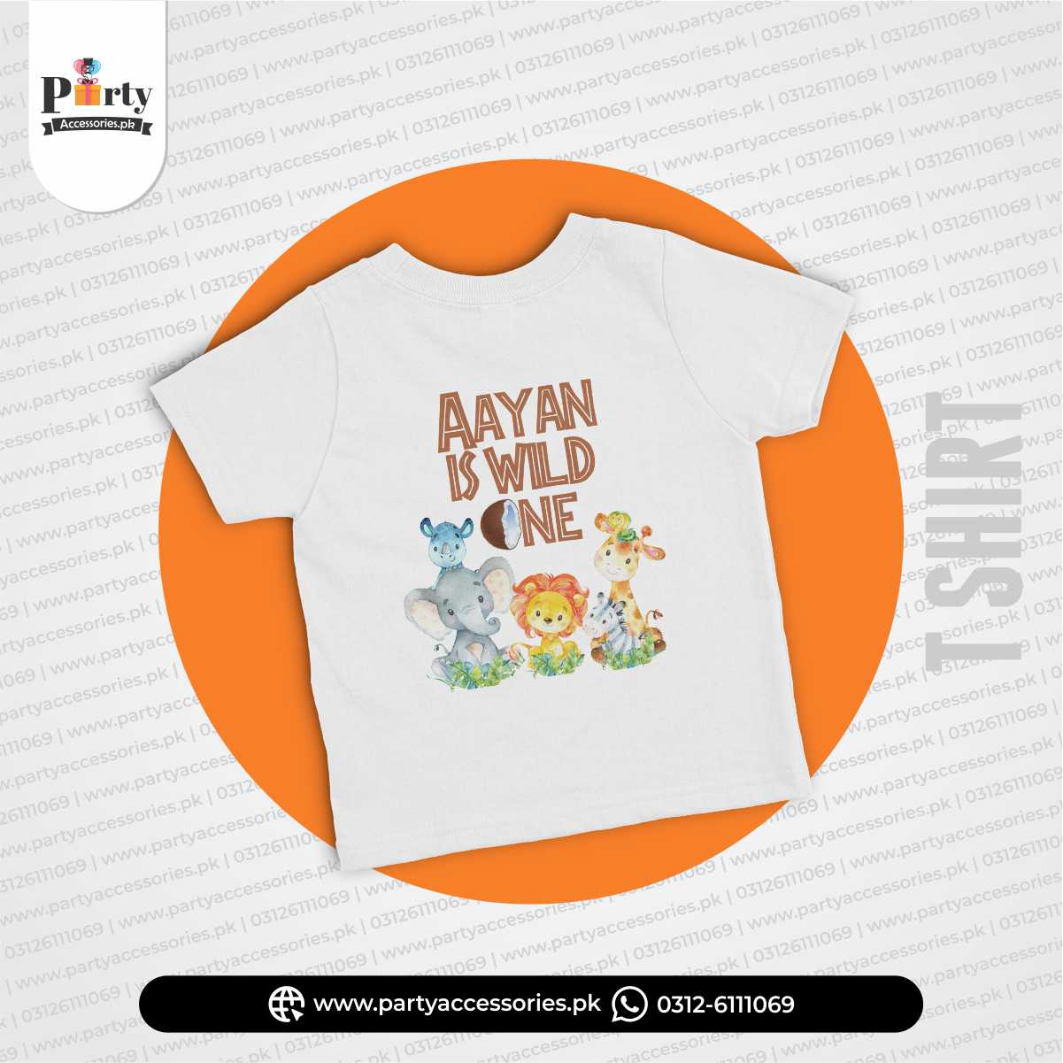 Wild One Theme Customized Kids T-Shirts For Birthday Parties