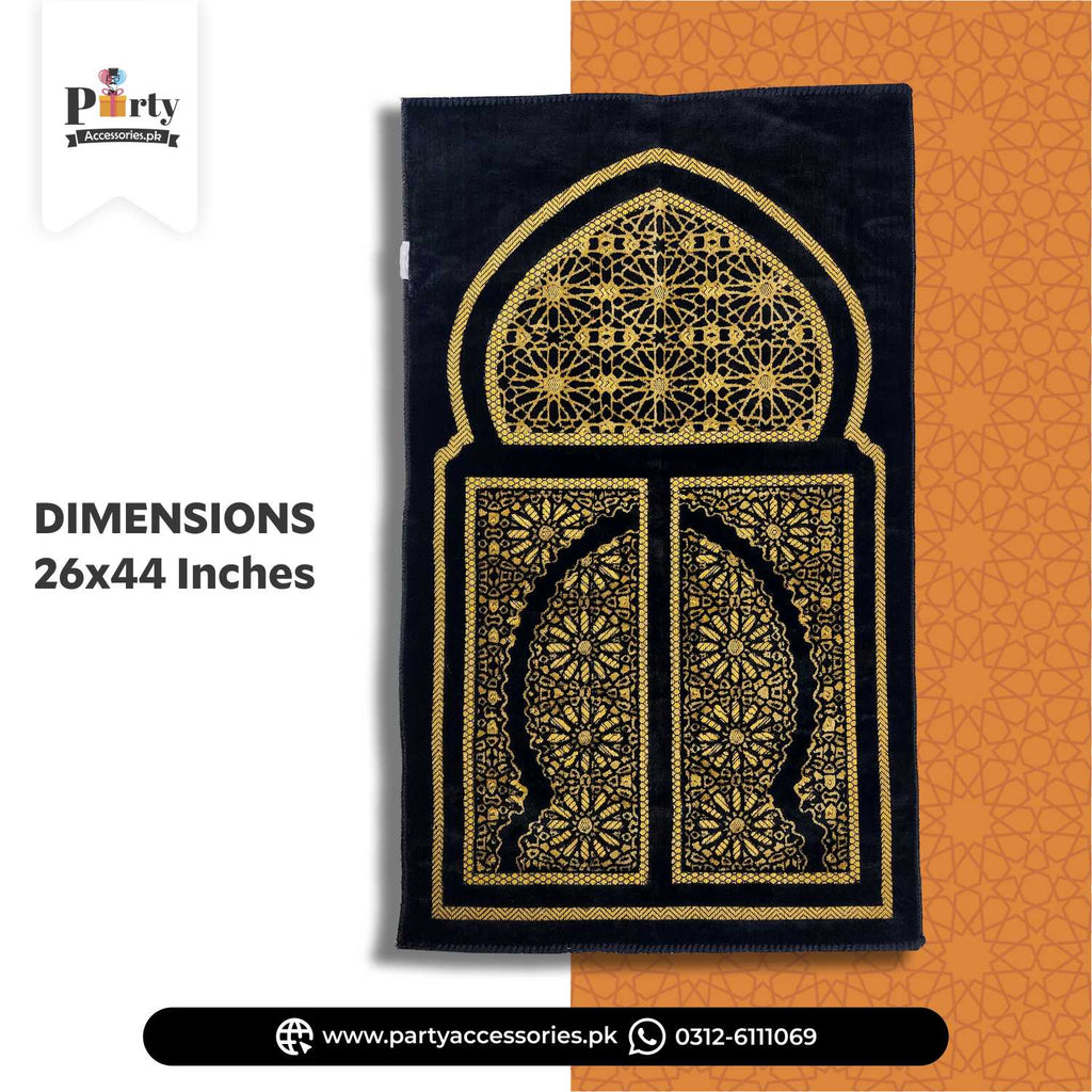 Jai nimaz in black | Prayer mat jaenimaz in Good Quality Black