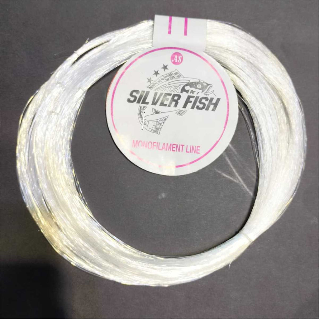 Fish wire silver fish | Super strong mono Filament White plastic fish ...