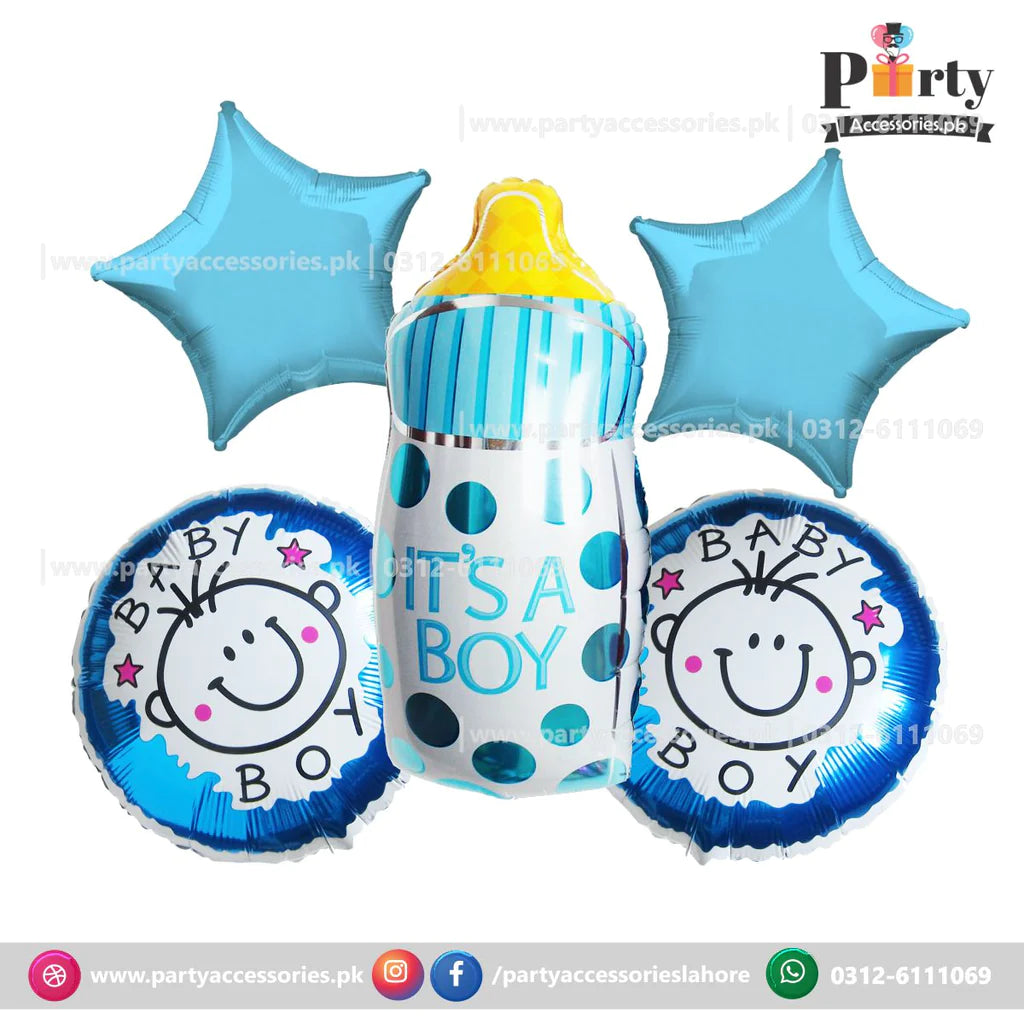 its a Boy exclusive foil balloons feeder shape foil daraz decoration 