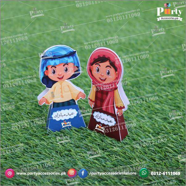 Eidi Envelops in exclusive boy and girl shape cutouts COLORFUL