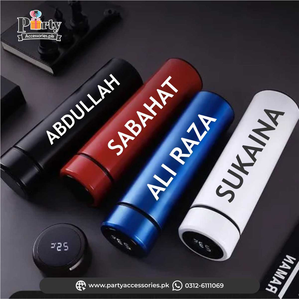led touch display bottles