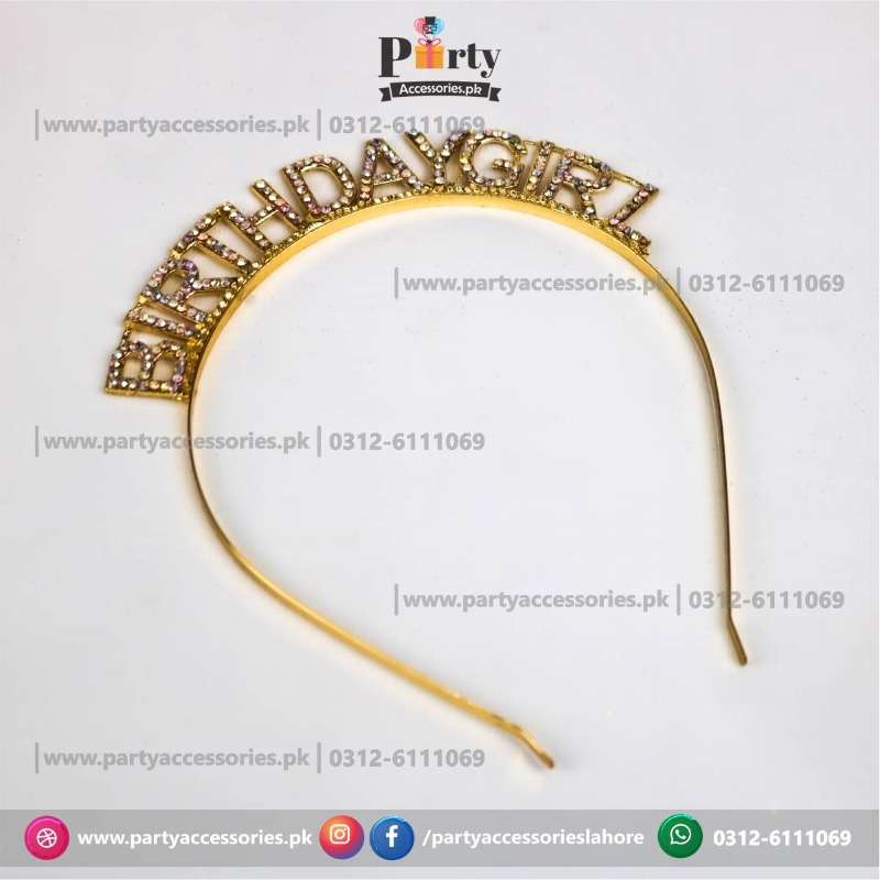 Happy Birthday Head Band / birthday girl Crown 