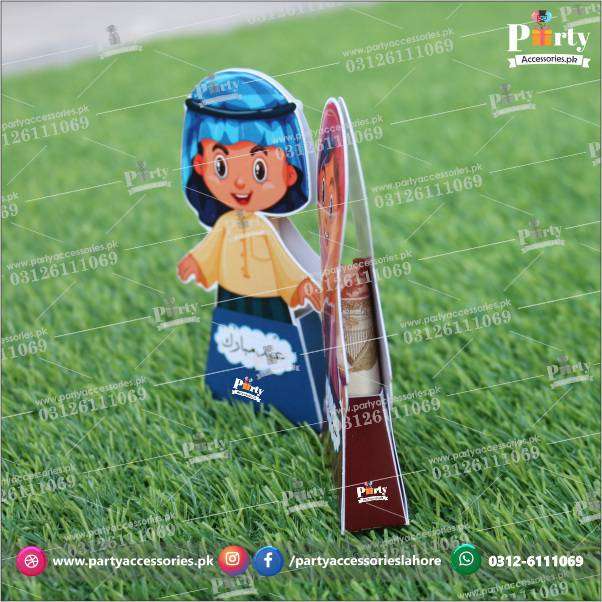 Eidi Envelops in exclusive boy and girl shape cutouts COLORFUL