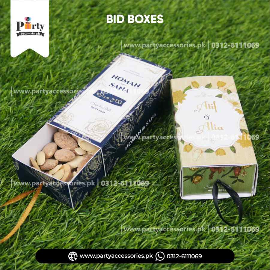 nikkah bidh boxes 