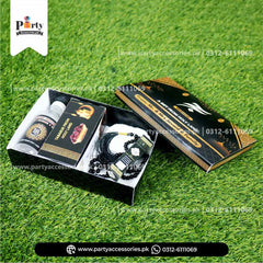 6 Boxes - 6 date box - 6 bottles - 6 tasbeeh - 6 caps - 6 Ittar