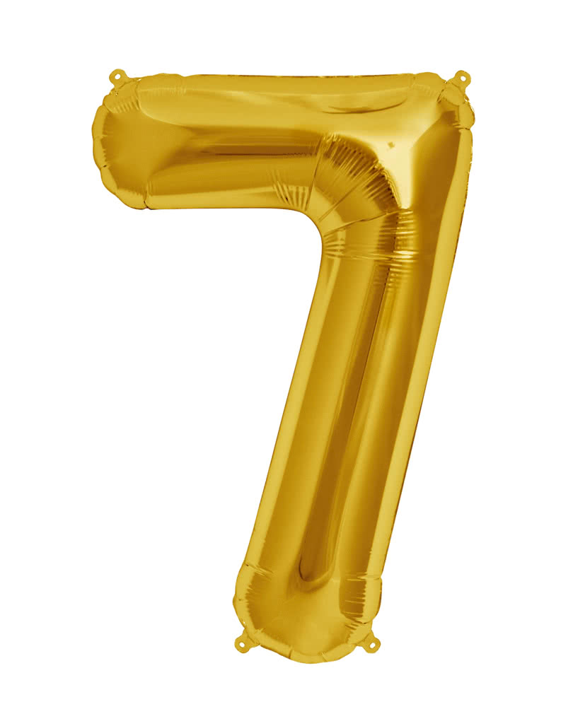 Golden Jumbo Number Foil Balloons – 42 Inch Party Decoration