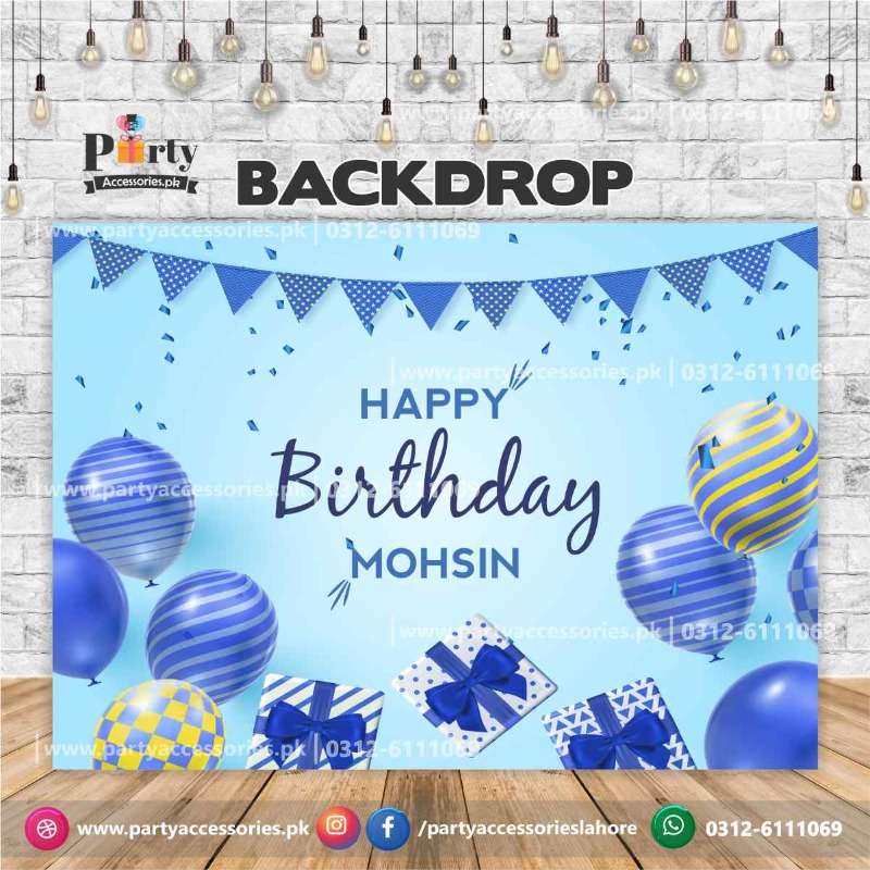 happy birthday wall decoration backdrop for him