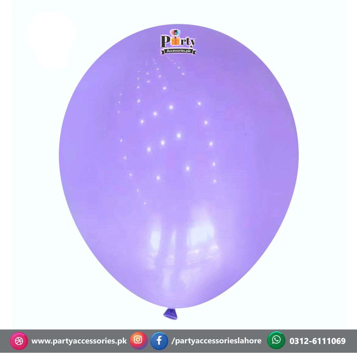 Pastel Purple latex balloons