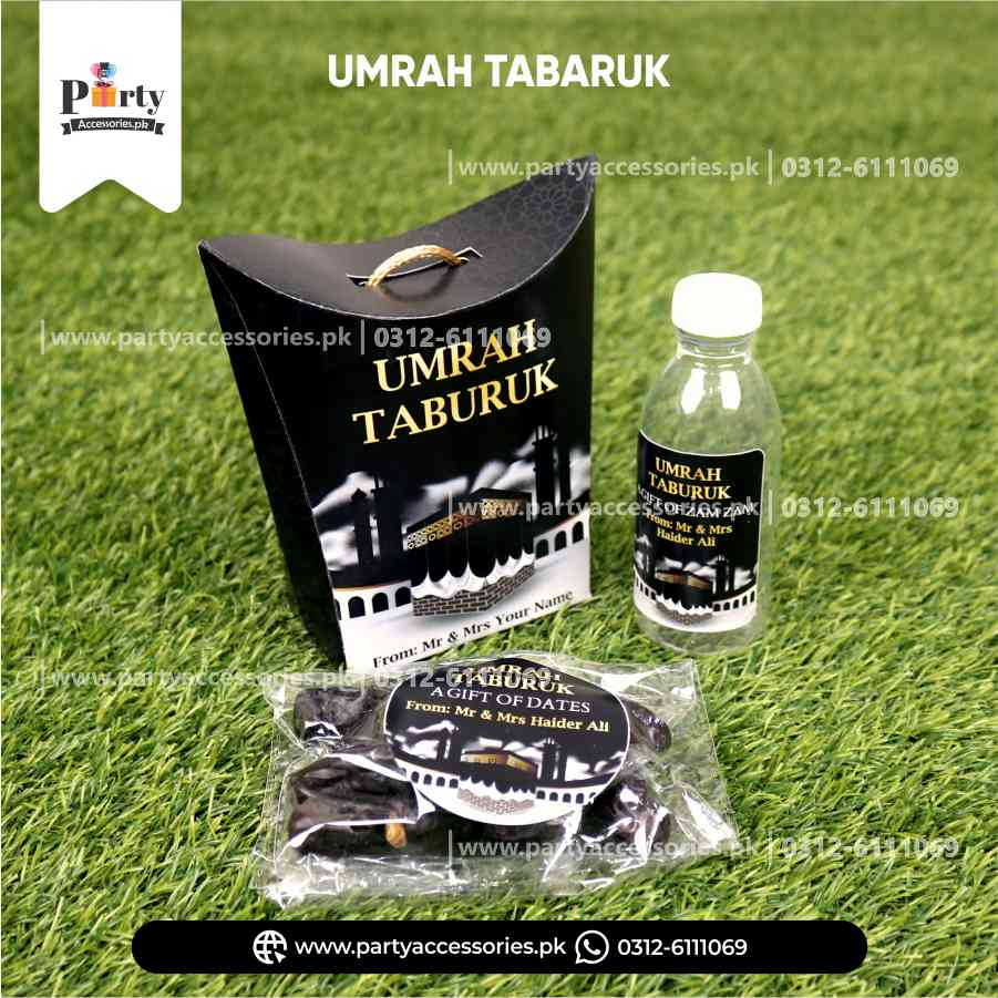 umrah boxes for dates and zam zam